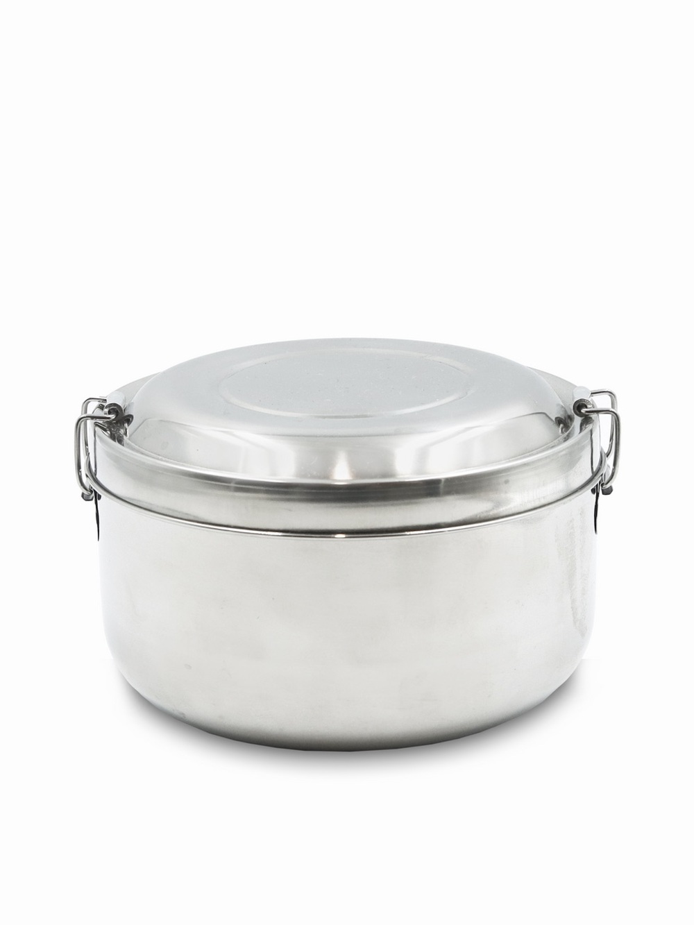 NWOT Onyx Inc. Stainless Steel Split Level Food Storage Container with Lid